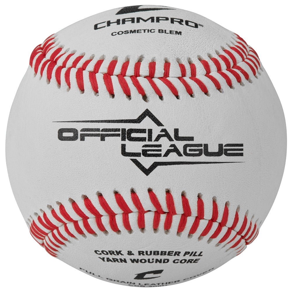 Champro CBB-200D Official League Blem Baseball - Dozen