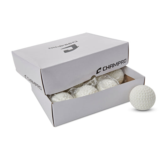Champro White Molded Dimple Baseball Dozen