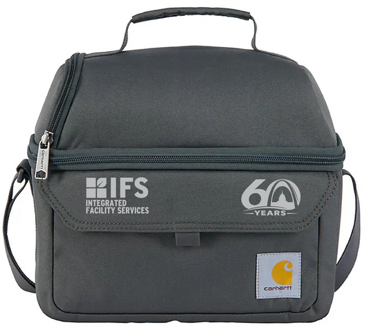 Carhartt Insulated 12 Can Two Compartment Lunch Cooler Gravel B0000546