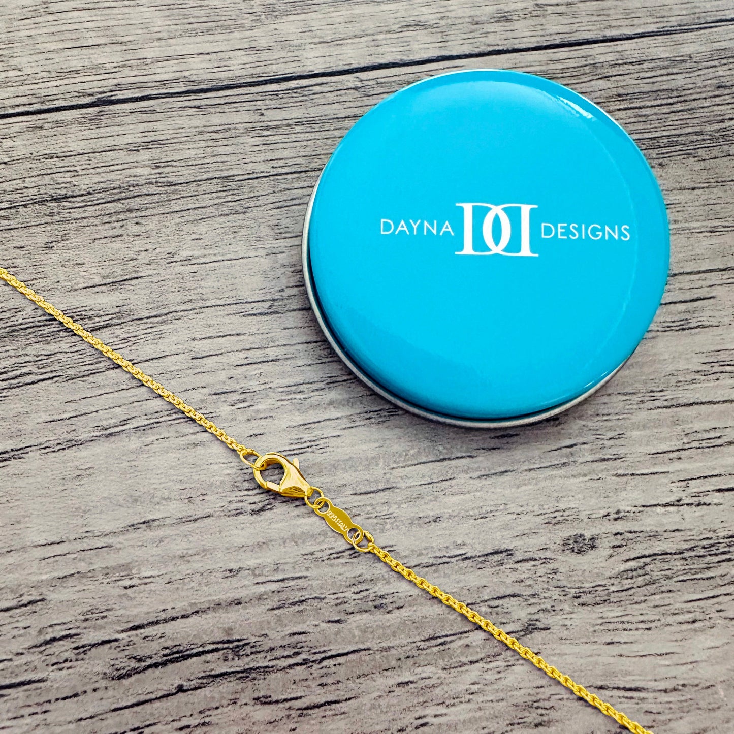 Volleyball Pendant Necklace - Gold