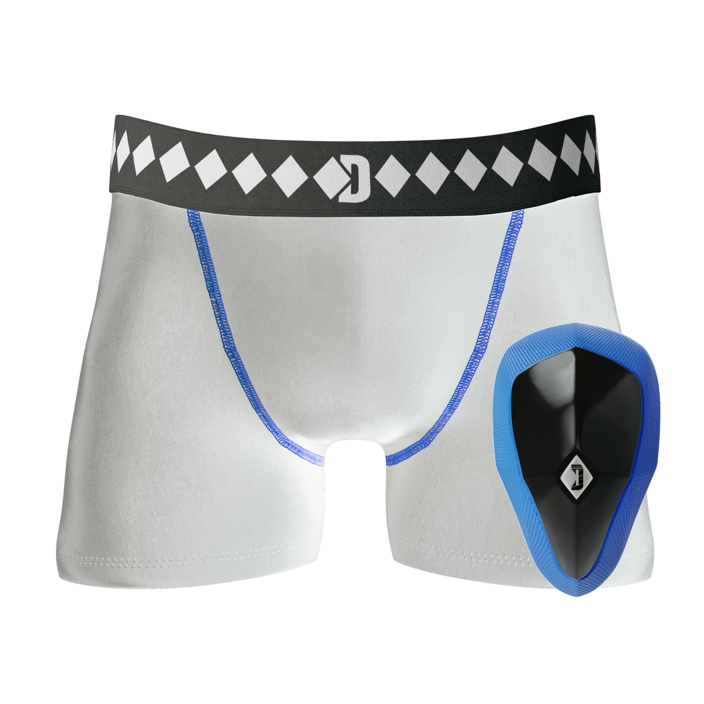 Compression Jock Short System | White