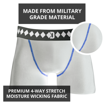 Compression Jock Short System | White