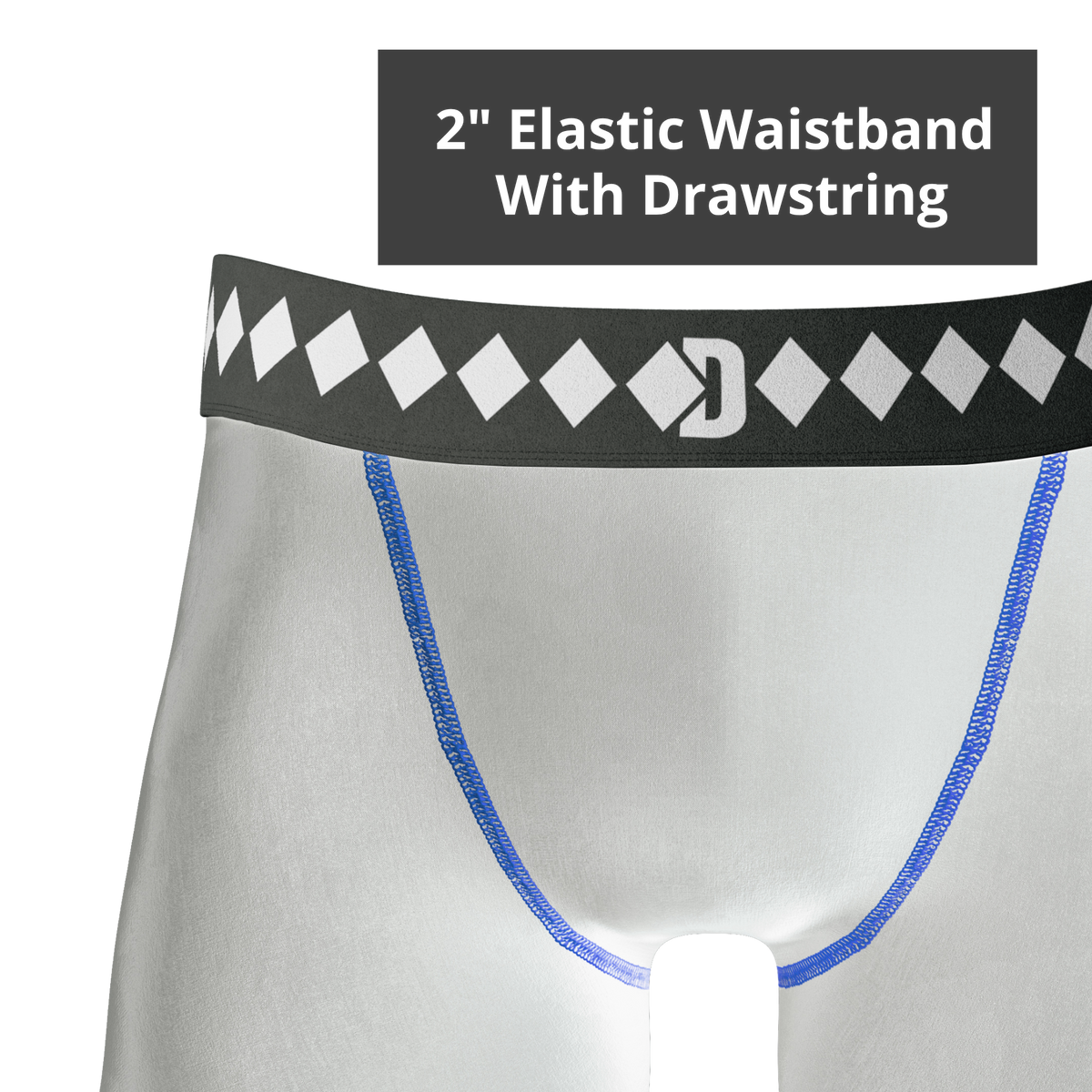 Compression Jock Short System | White