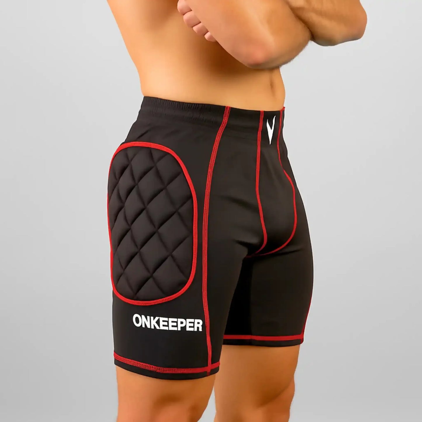 Goalkeeper Padded Compression Shorts with 16mm Foam