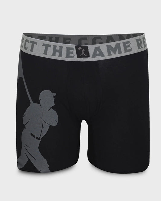 Baseballism - Flag Man Boxer Briefs - Black/Grey