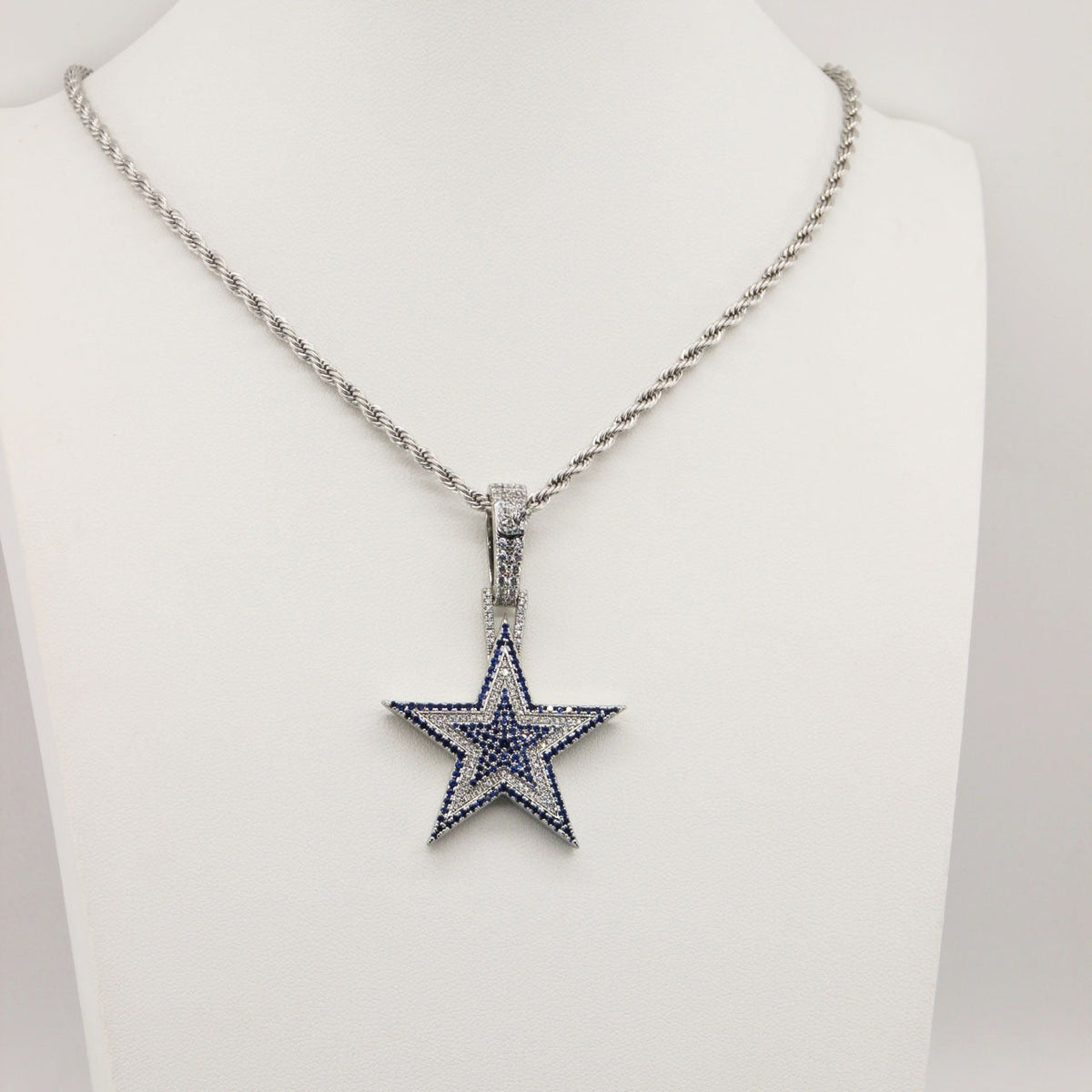 Dallas Star Pendant Necklace – Fan Gift for Game Day & Holiday Celebrations