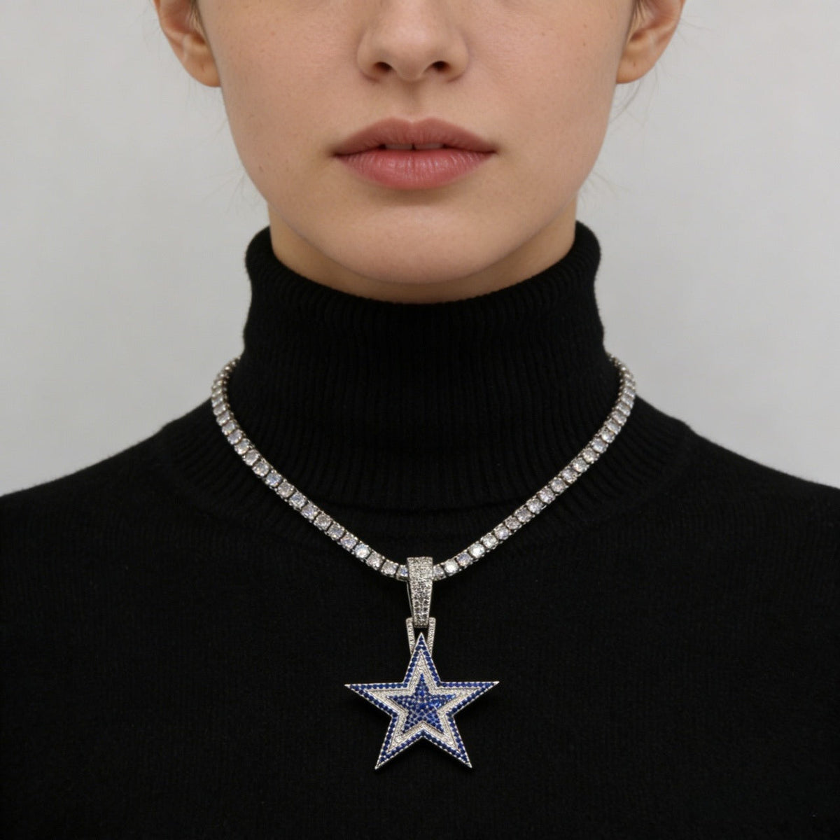 Dallas Star Pendant Necklace – Fan Gift for Game Day & Holiday Celebrations