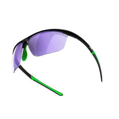 Daytona Petite Sunglasses - Black/Green