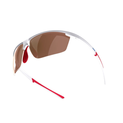 Daytona Petite Sunglasses - White/Red