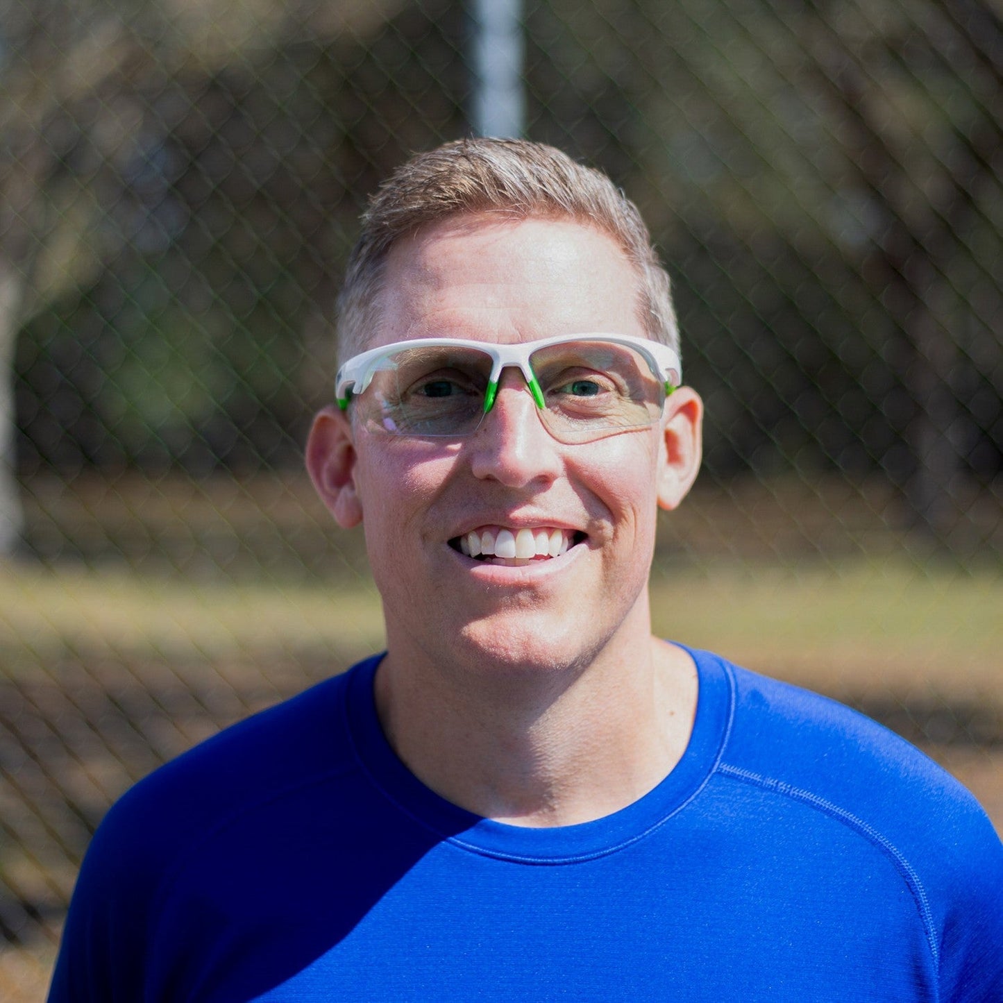 Daytona Pickleball Sunglasses - White/Green
