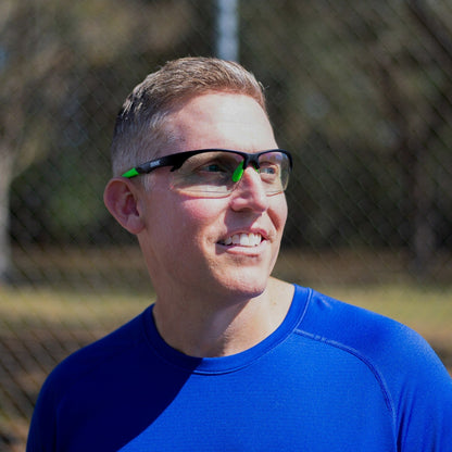 Daytona Pickleball Sunglasses - Black Green