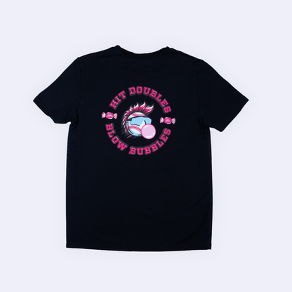 Doubles & Bubbles Youth Tee - Black V2