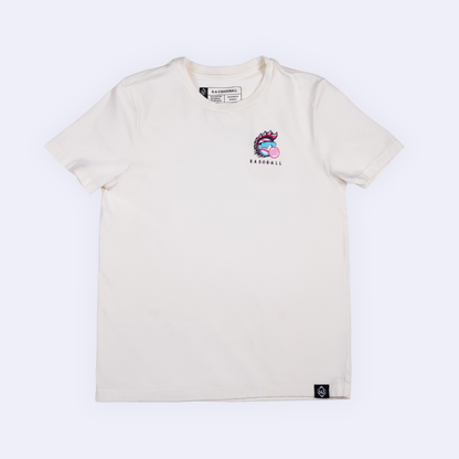 Doubles & Bubbles Youth Tee - Cream V2
