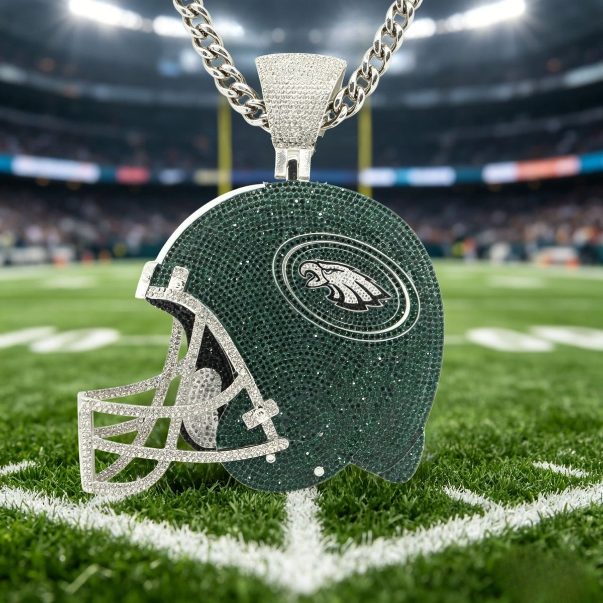 Philadelphia Helmet Pendant Necklace – Exclusive Fan Gift for Philadelphia Fans