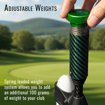 DriVR Elite Mini -  Adjustable VR Weighted Golf Club Handle Accessory - Compatible with Quest 2, 3/3s, and Pro