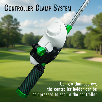 DriVR Elite Chrome - Stepped Steel Weighted Golf Club  - Compatible with Quest 2, 3/3s, and Pro