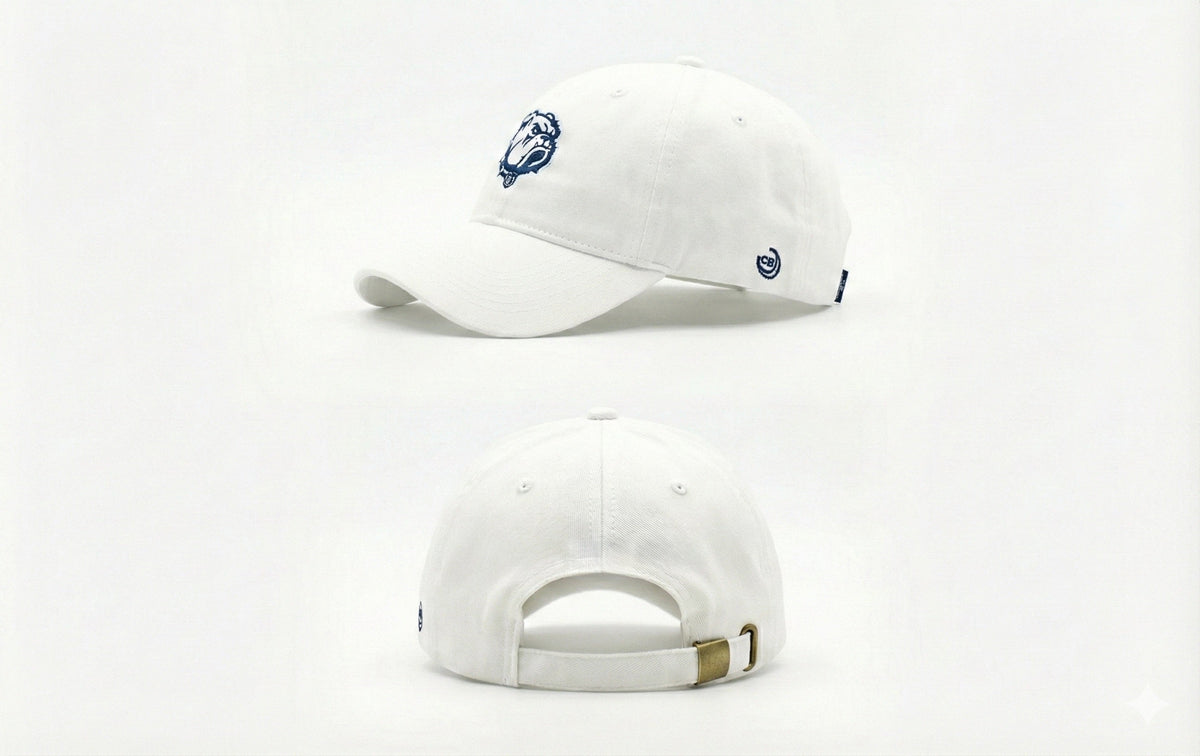 Citadel Bulldog Mascot Twill Embroidered Brim Hat Cap