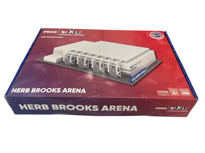 1980 Olympic Herb Brooks Arena Lake Placid Miracle on Ice BRXLZ Builder Set 12X10X3.5 Inches