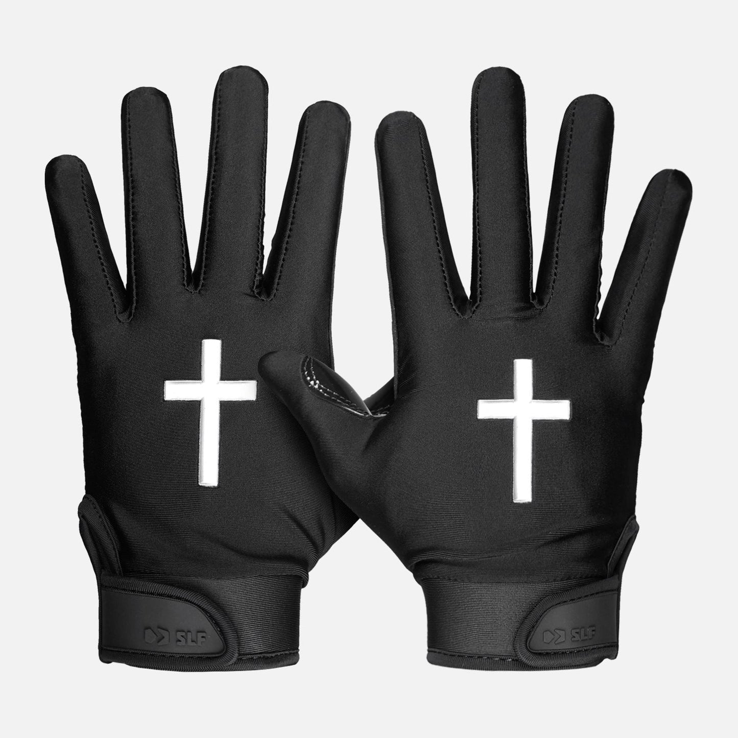 Faith Cross Sticky Football Receiver Gloves