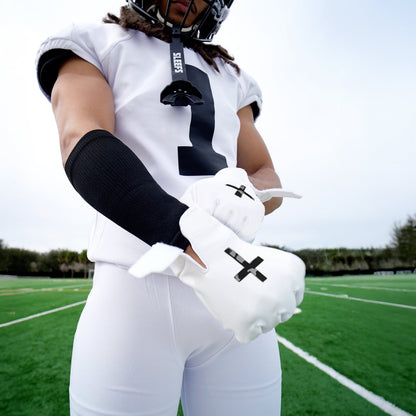 Faith Cross Sticky Football Receiver Gloves