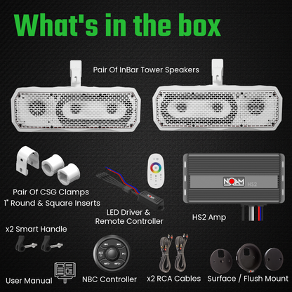 InBar W - Kit | ATV & Golf Cart Mounts