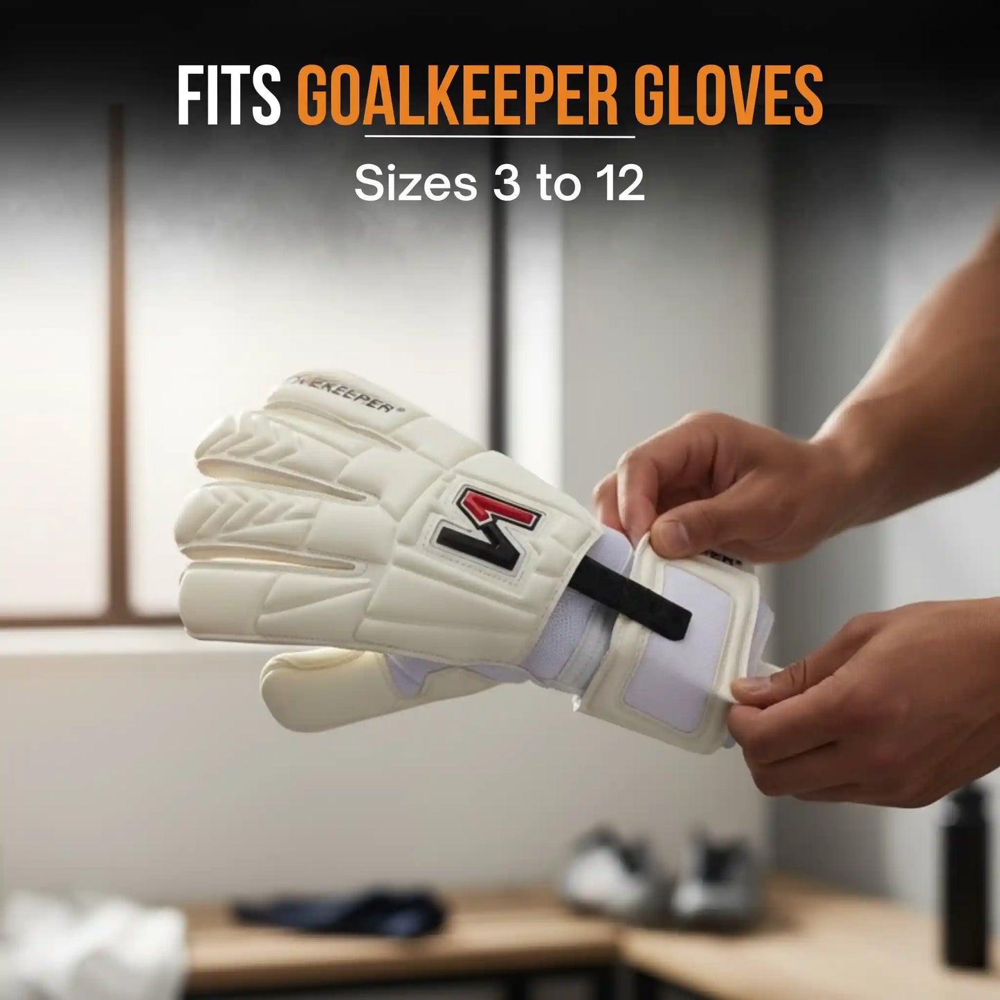 Replacement Finger Spines for Goalkeeper Gloves – Set of 8 Fingersaves (Sizes 3 to 12)