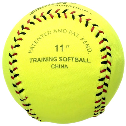 Easton SoftStich IncrediBall 11" Neon Training Softball Single