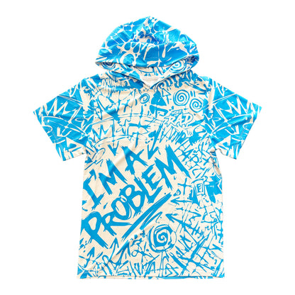Woke Up RAD - Premium Short Sleeve Hooded Tee (I'm a Problem)