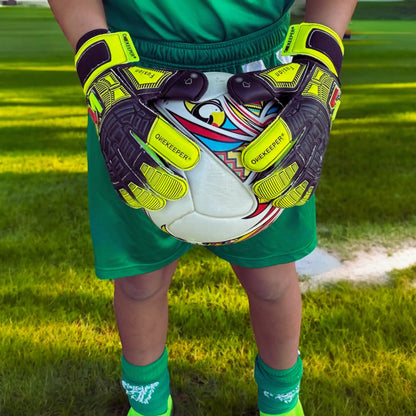 Fusion Junior Kids Goalkeeper Gloves - No Finger Protection