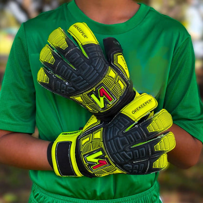 Fusion Junior Kids Goalkeeper Gloves - No Finger Protection