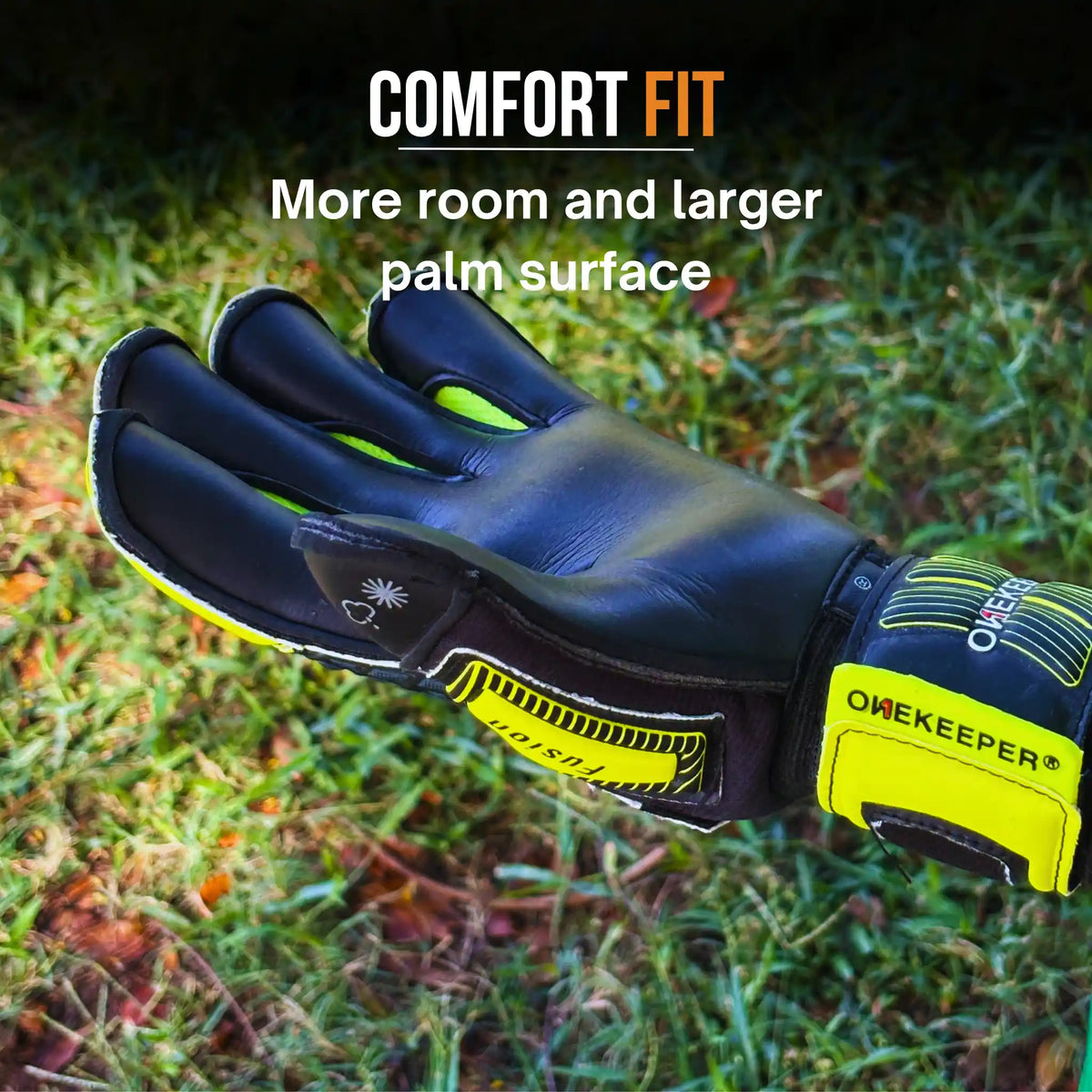 Fusion Junior Kids Goalkeeper Gloves - No Finger Protection