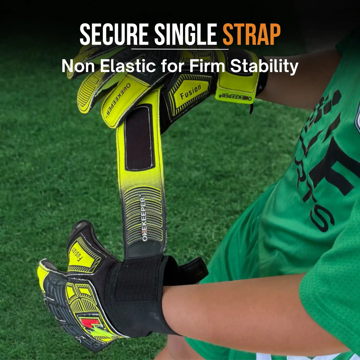 Fusion Junior Kids Goalkeeper Gloves - No Finger Protection