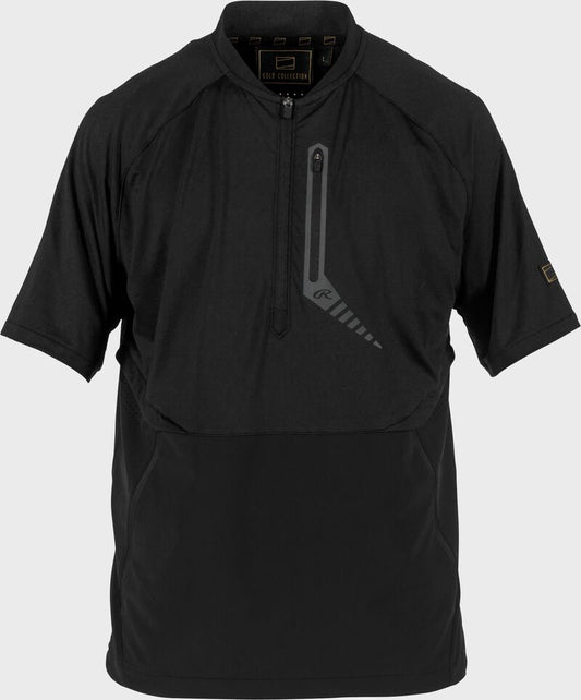 Rawlings Gold Collection Quarter Zip Short Sleeve Jacket