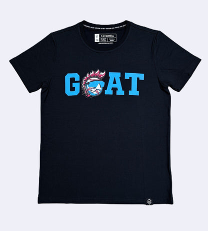 GOAT Youth Tee - Black/Blue V2