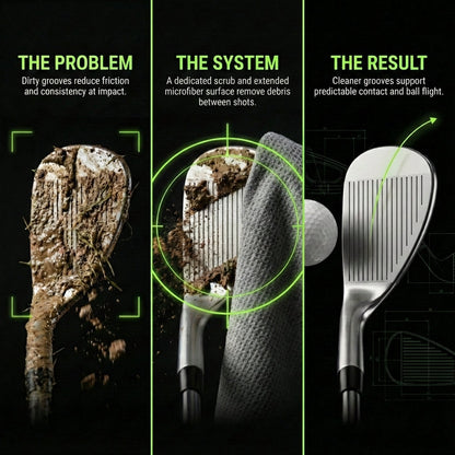 The 40 Magnetic Golf Towel + Landing Pad System
