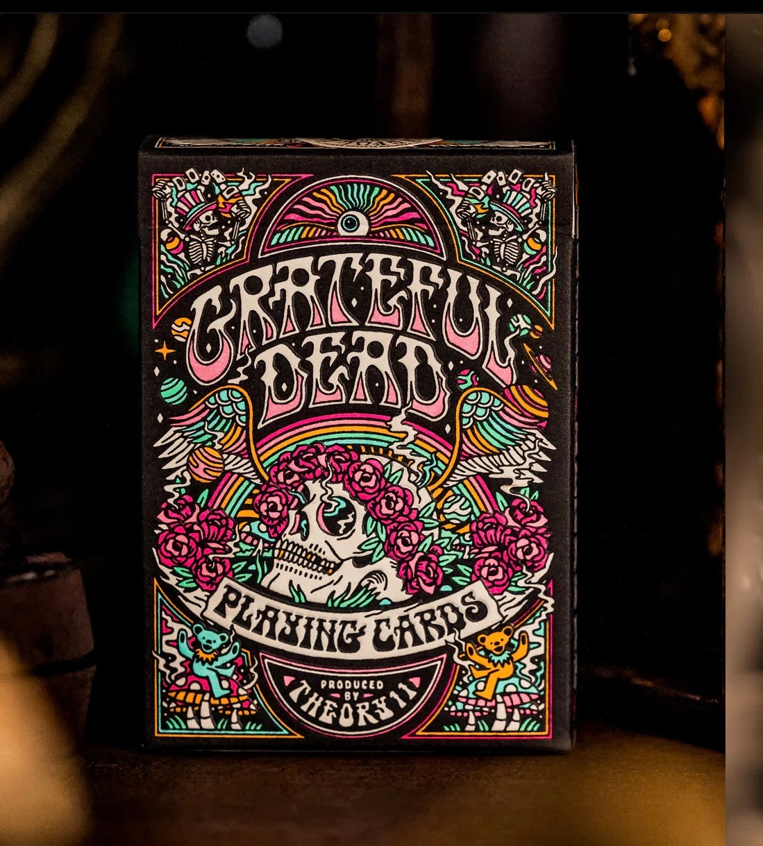 Grateful Dead Drops - Stealie Pickleball Paddle Cover & Playing Card Collectors Edition