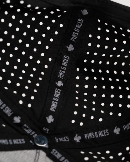 Thor's Hammer Black - Perforated Rope Hat