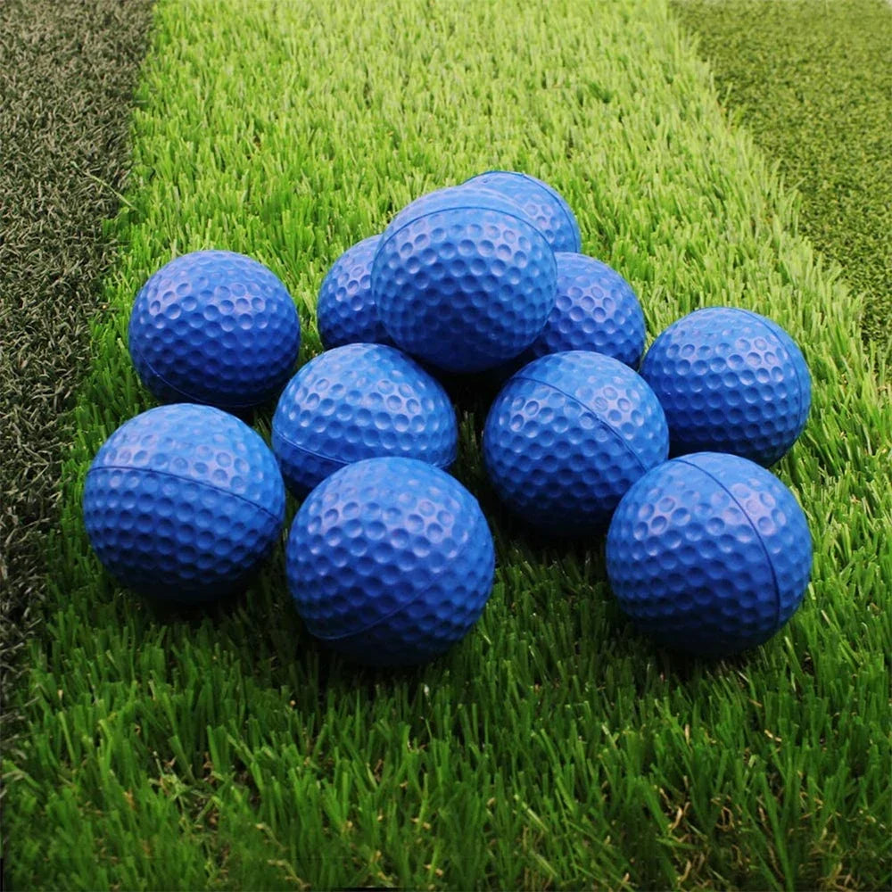 20 Pcs Color Sponge Indoor Practice PU Foam Golf Balls