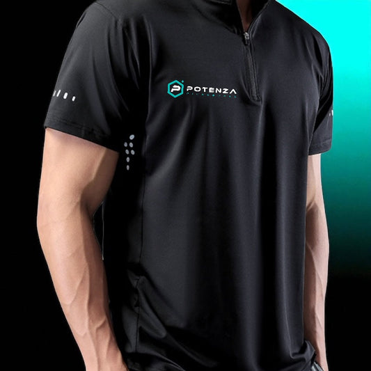 Quarter-Zip Performance Polo