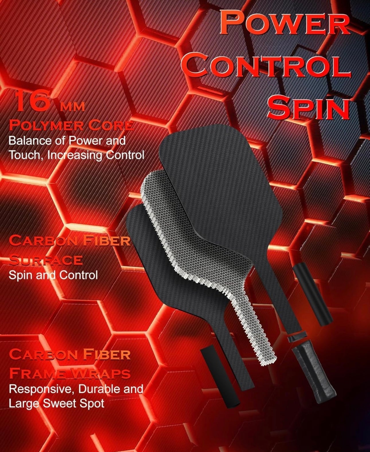 Grateful Dead Drops - Tennessee Jed - Pickleball Paddle