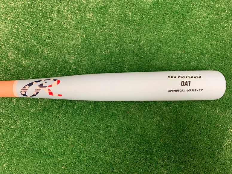 Rawlings Pro Preferred Maple Wood Bat - OA1 Pattern - Special Make Up: RPPM4UBOA1