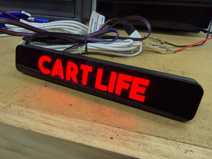 Cart Life RGB Led Badge