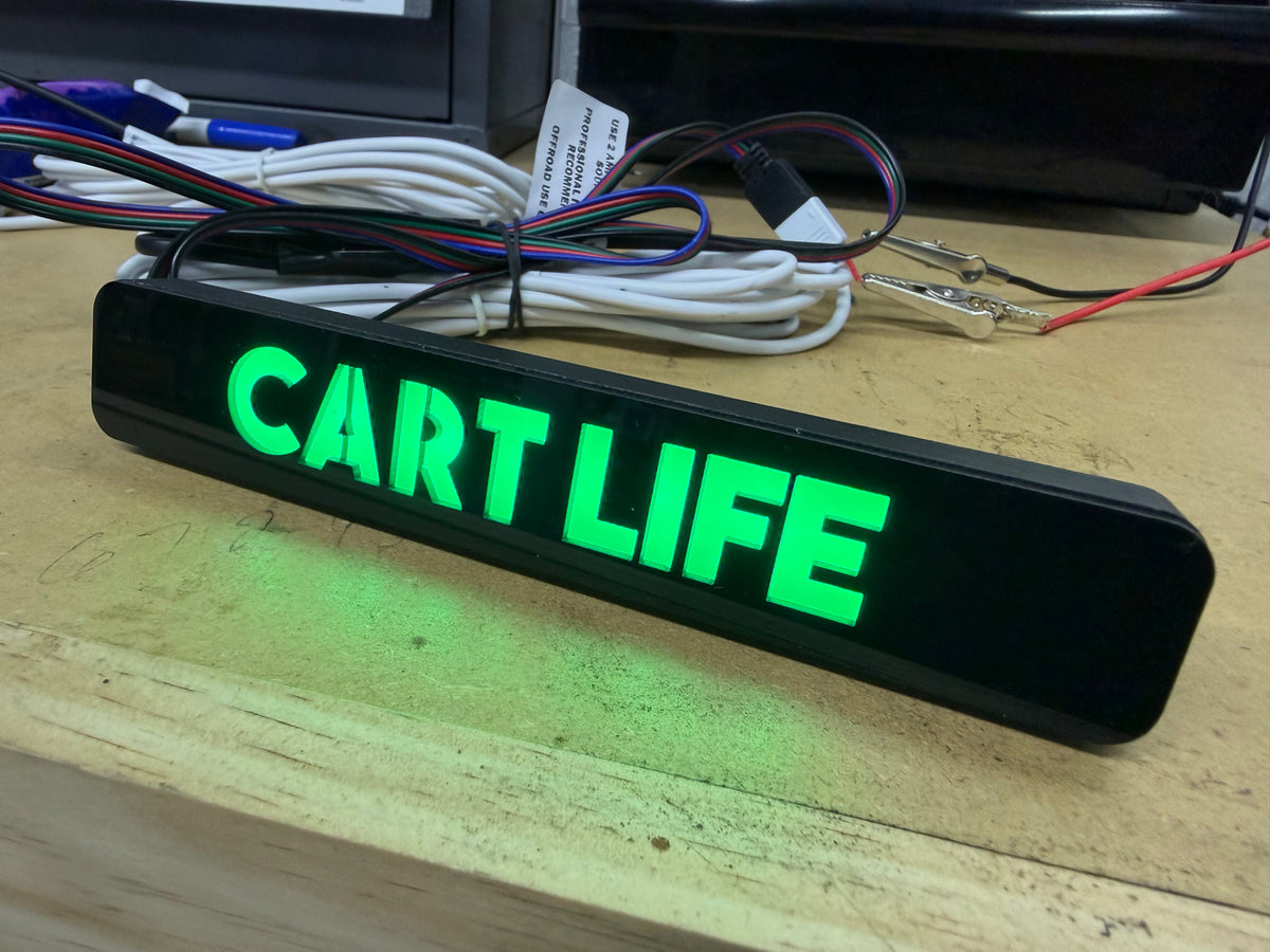 Cart Life RGB Led Badge
