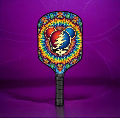Grateful Dead Drops - Stealie Bear - Pickleball Paddle