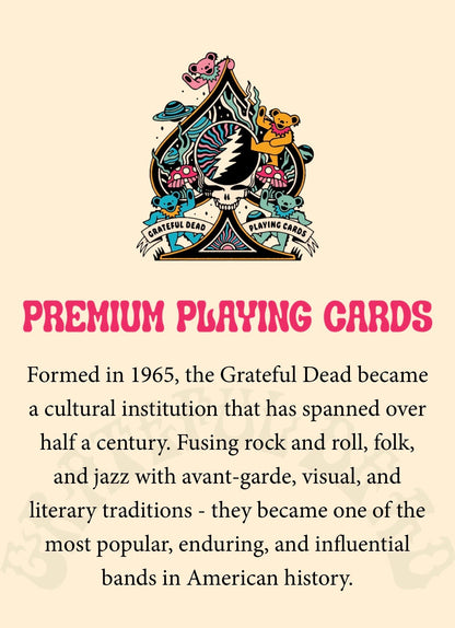 Grateful Dead Drops - Stealie- Collector's Edition Pickleball Paddle & Playing Cards