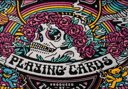 Grateful Dead Drops Dancing Bears Pickleball Paddle Cover & Playing Card Collectors Edition