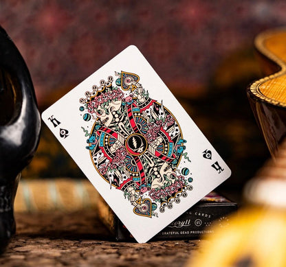 Grateful Dead Drops - Stealie- Collector's Edition Pickleball Paddle & Playing Cards
