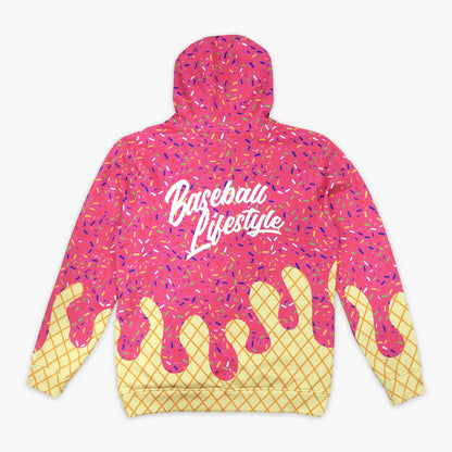 Baseball Lifestyle 101 Ice Cream Hoodie