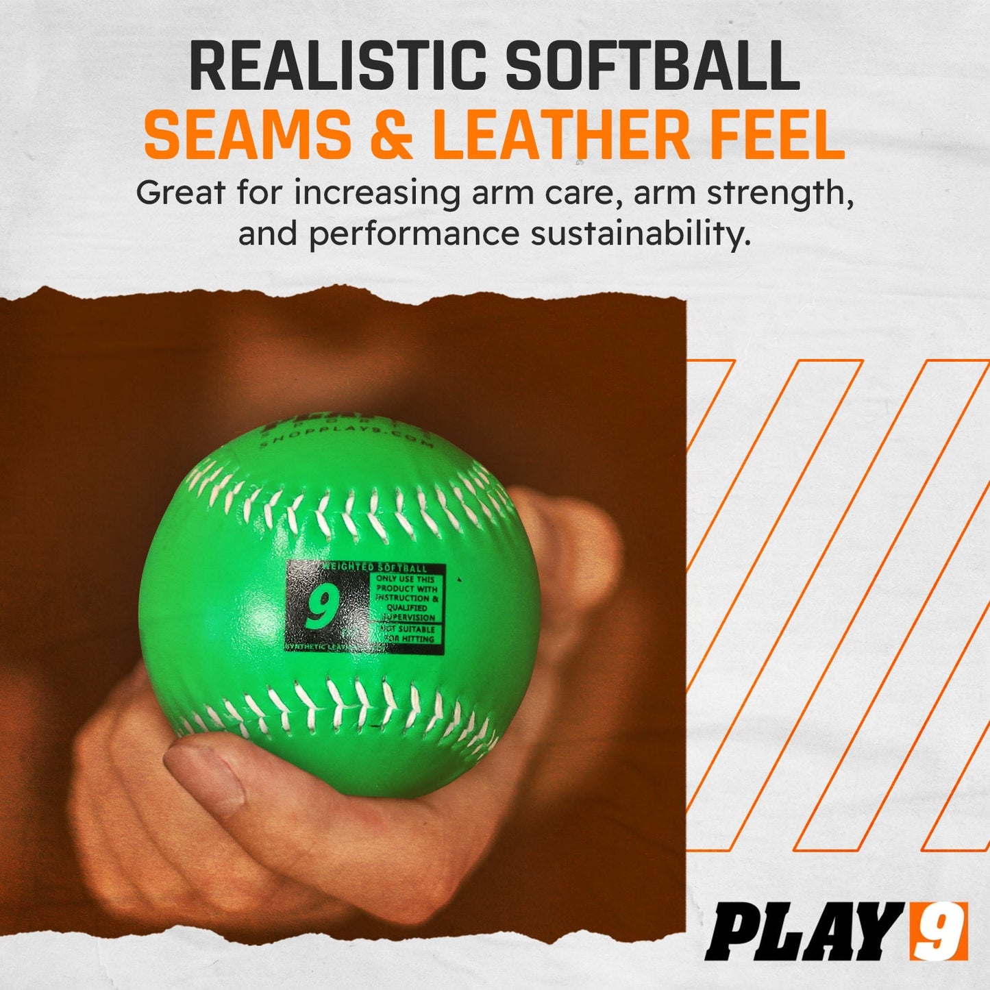 12" Softball Leather Weighted Balls