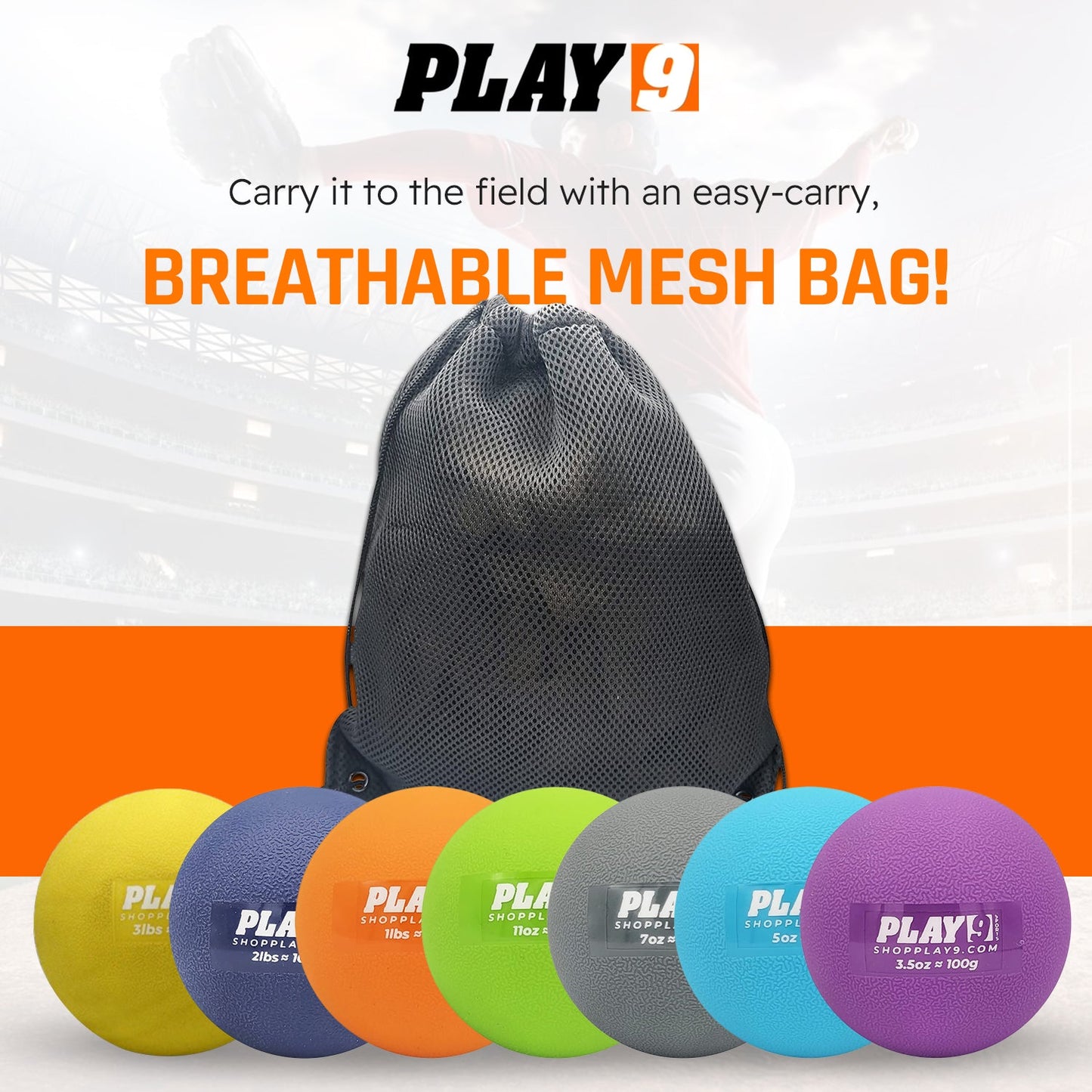 Baseball Weighted Throwing Plyo Balls